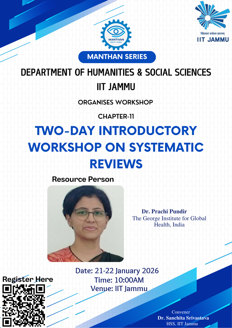 Two-Day Introductory Workshop on Systematic Review